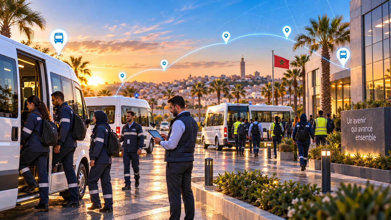 GPS pour transport du personnel